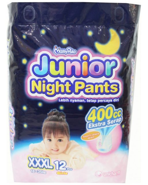 Mamy Poko Junior Night Pants Girls XXXL12