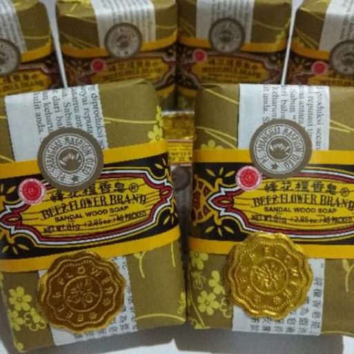 Bee&Flower Bar Soap RRC Made in China Sabun Mandi [81 g]